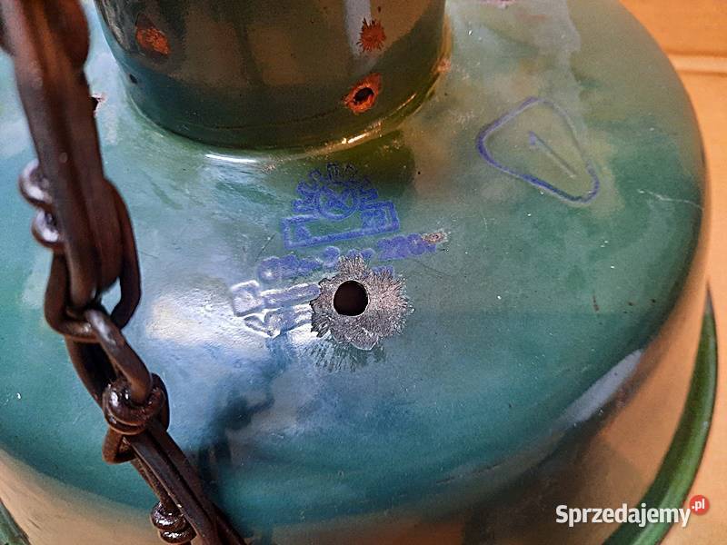 Lampa industrialna wisząca emaliowany klosz E 27 Ostrów Wielkopolski sprzedam