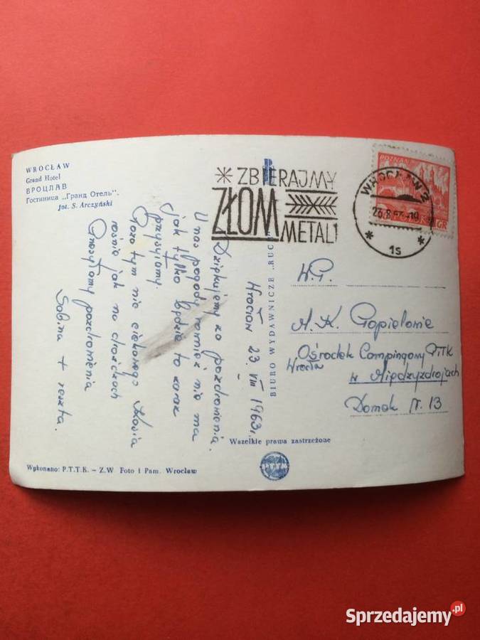 2287 Widokówka Wrocław Szczecin