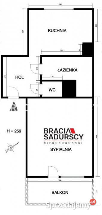 sprzedaży mieszkania Kraków 411m2 1 pokój małopolskie