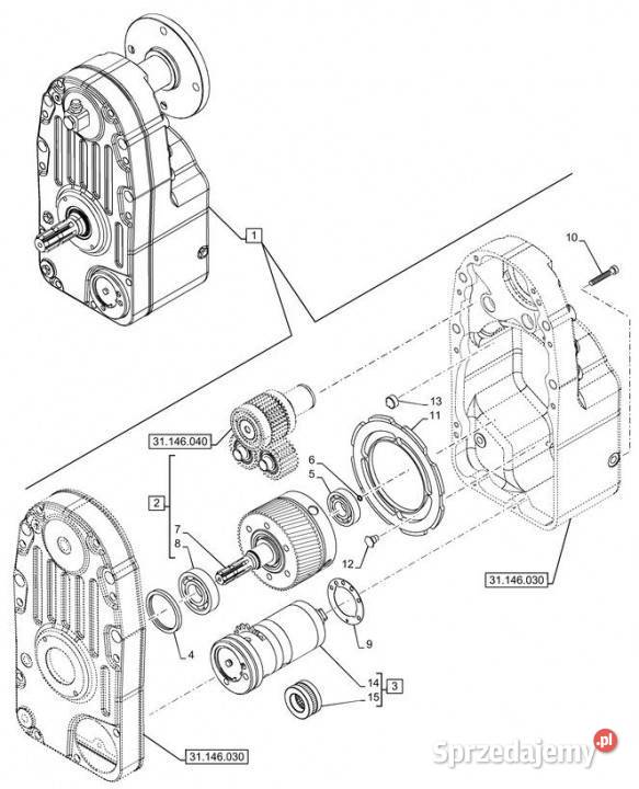 Holland T6070 Pompa hydrauliczna gear 3520 cc Jastrzębniki sprzedam