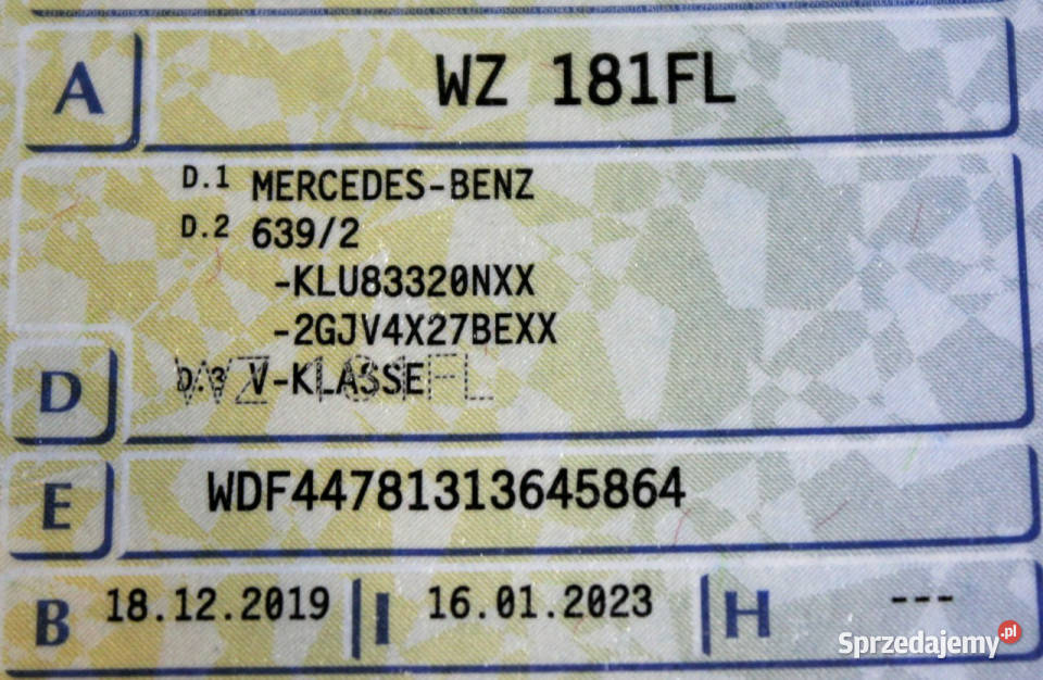 Mercedes V 300 Avantgarde V300 AMG 4Matic Sokołów sprzedam