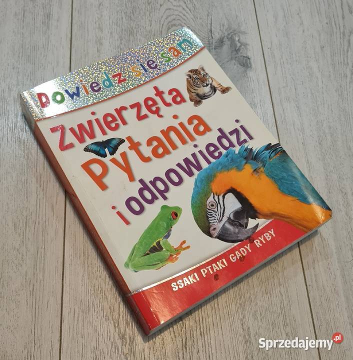 Książka Zwierzęta pytania i odpowiedzi Łódź sprzedam