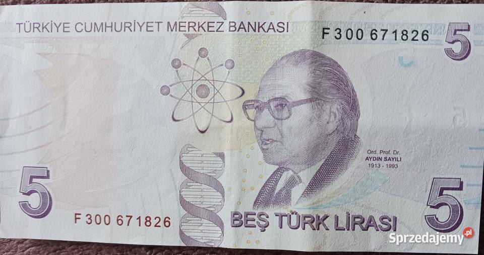 5 Lira Turcja 2009 r wielkopolskie Konin