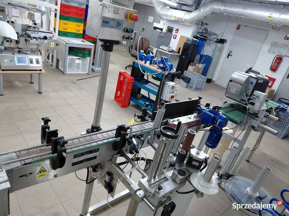 Automatyczna etykieciarka do pojemników o Gliwice