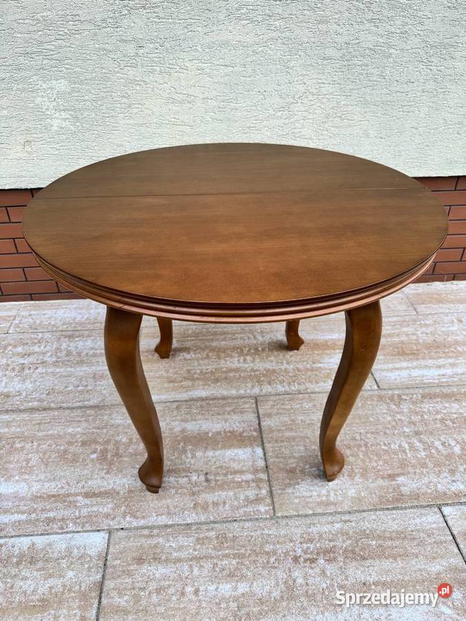 Stół okrągły rozkładany stylowy Ludwikowski Stoły Sulbiny
