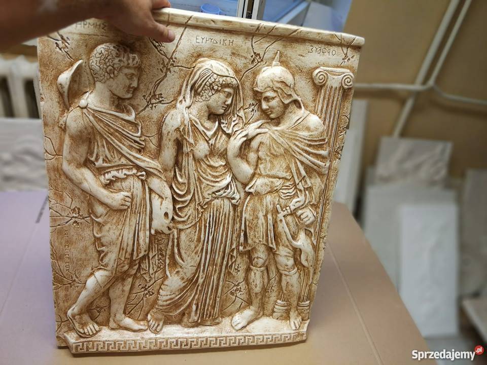 Płaskorzeźba Płaskorzeźby Relief wielokolorowy