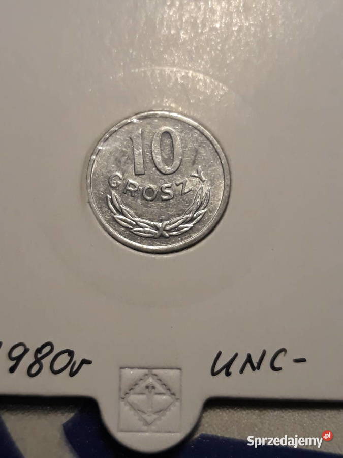 10 groszy 1980 r okołomennicze Konin