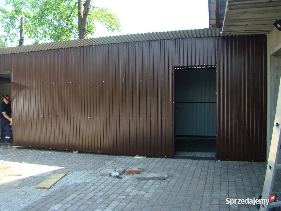 Garaż Blaszany Wiata Blaszana Magazyn Blaszany 375zł/m2 Środa Wielkopolska sprzedam