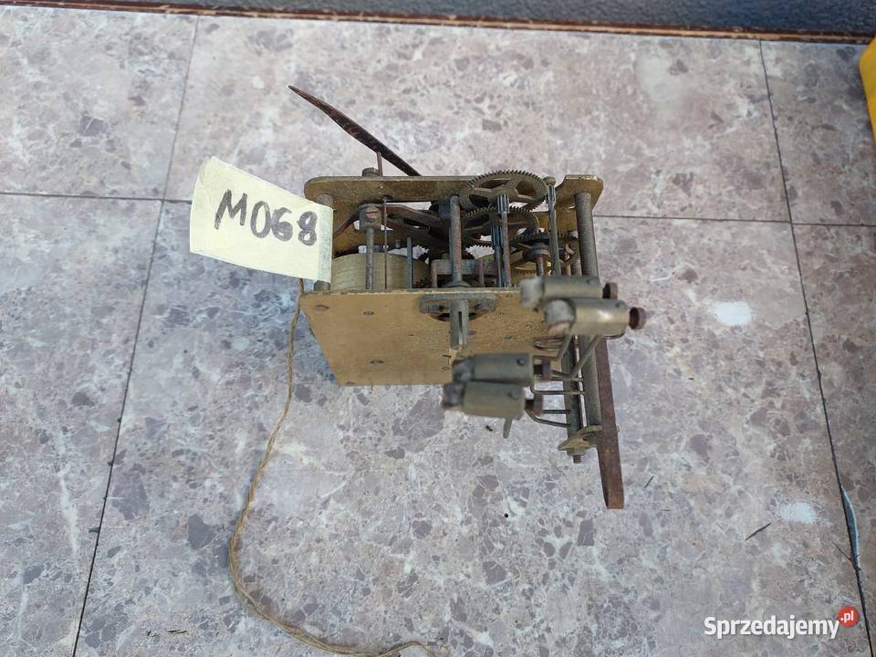 M068 Mechanizm starego zegara ściennego 4 młotki pomorskie Tczew sprzedam