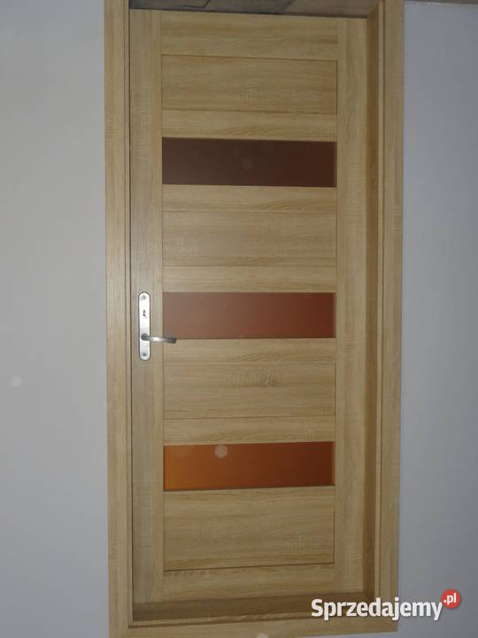 drzwi pokojowe na wymiar kamuflaż futryn nowe Łódź sprzedam
