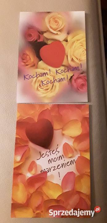 Kartki okolicznościowe z okazji Walentynek 10 Katowice sprzedam