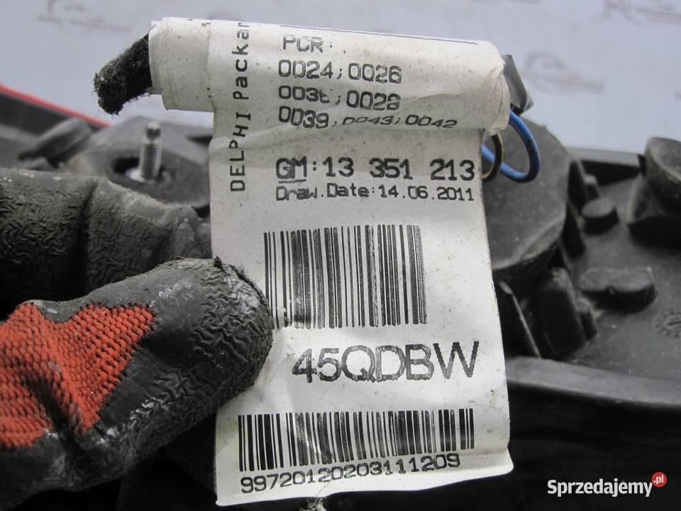 OPEL CORSA D OPC lampa lewa tył 13242813 świętokrzyskie