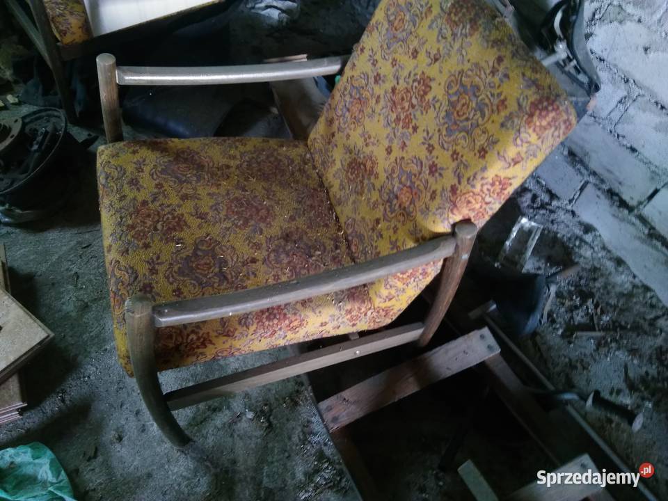 Fotel PRL pomorskie Cieciorka