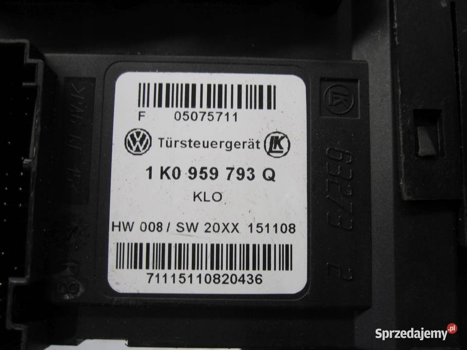 VW GOLF VI 09r silniczek szyby lewy przód Kielce