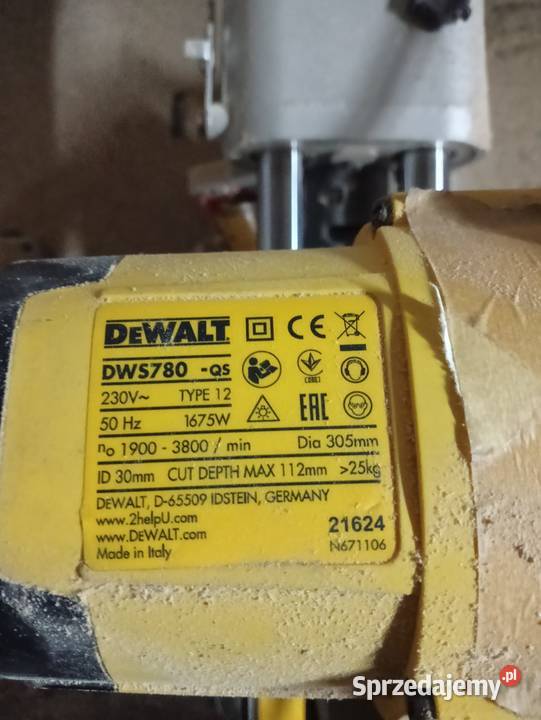 Ukośnica Dewalt DWS 780 pomorskie Wejherowo