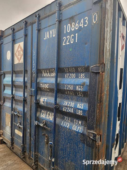 Kontener morski magazynowy 20DV 6 metrowy Częstochowa