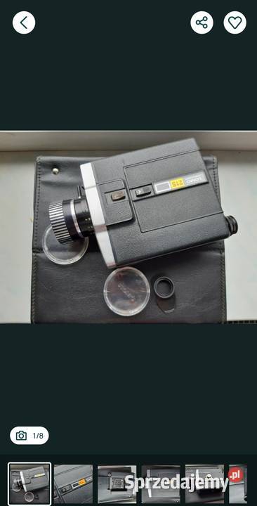Kamera filmowa LOMO 8 mm plus filtryZSRRoryginał Pozostałe mazowieckie Warszawa