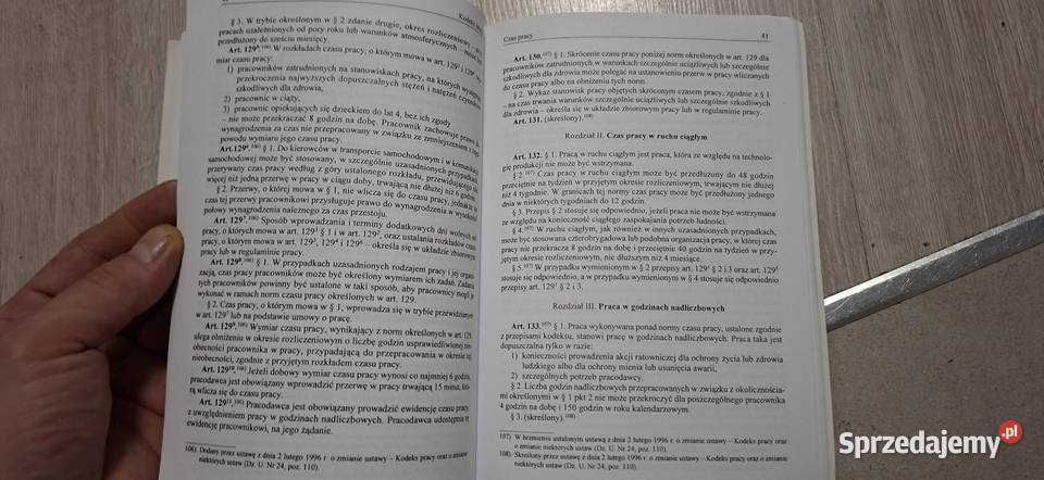 KODEKS PRACY wydanie z 1999 r niski nakład wielkopolskie