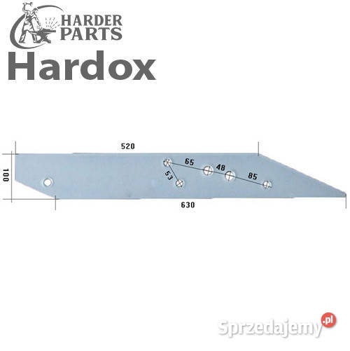 Płoza długa HARDOX 110223L części do pługa Suwałki