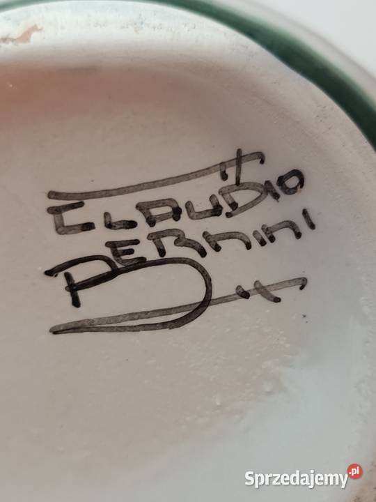 Zestaw włoska ceramika Claudio Bernini