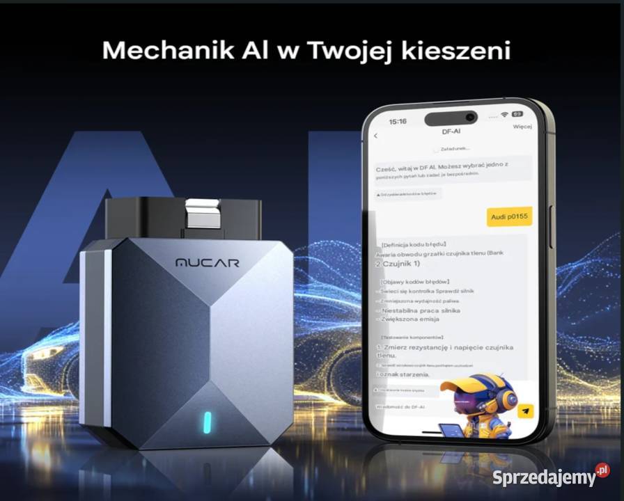 Mucar BT200 interfejs diagnostyczny Bluetooth Piotrków Trybunalski sprzedam
