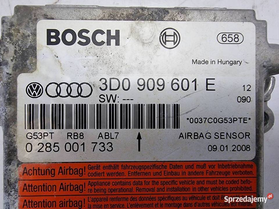 MODUŁ VOLKSWAGEN PHAETON 3D0909601E Lipno