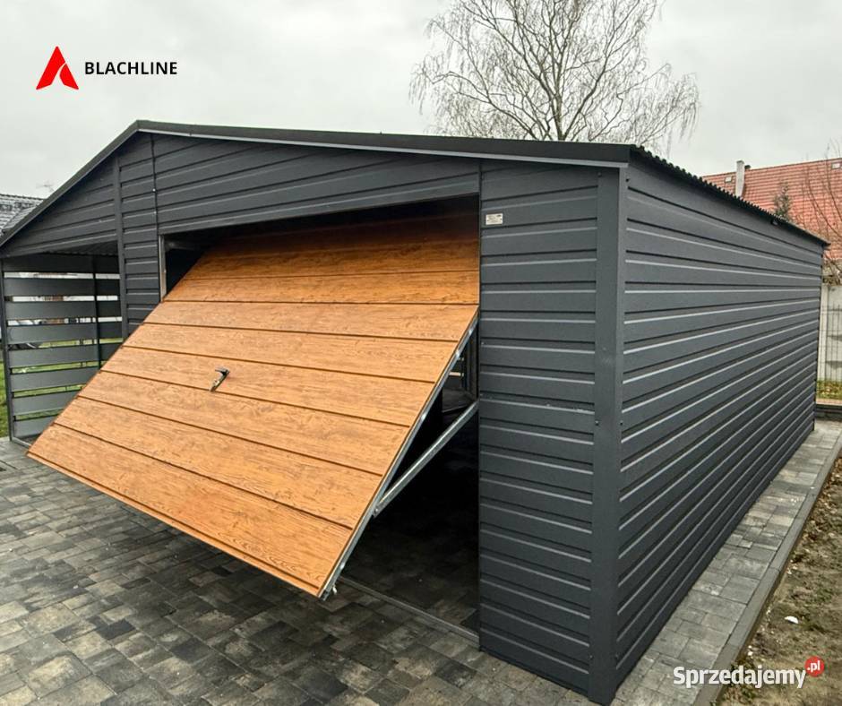 Garaż Blaszany 5x6 poziom producent profil Olsztyn