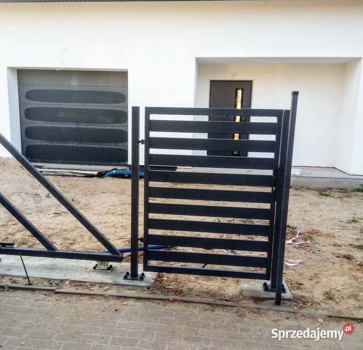 Bramy przesuwane podwójne 11m Bramy Balustrady Ogrodzenia i bramy Białystok