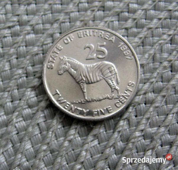 Erytrea 25 Cent 1997r Numizmatyka sprzedam