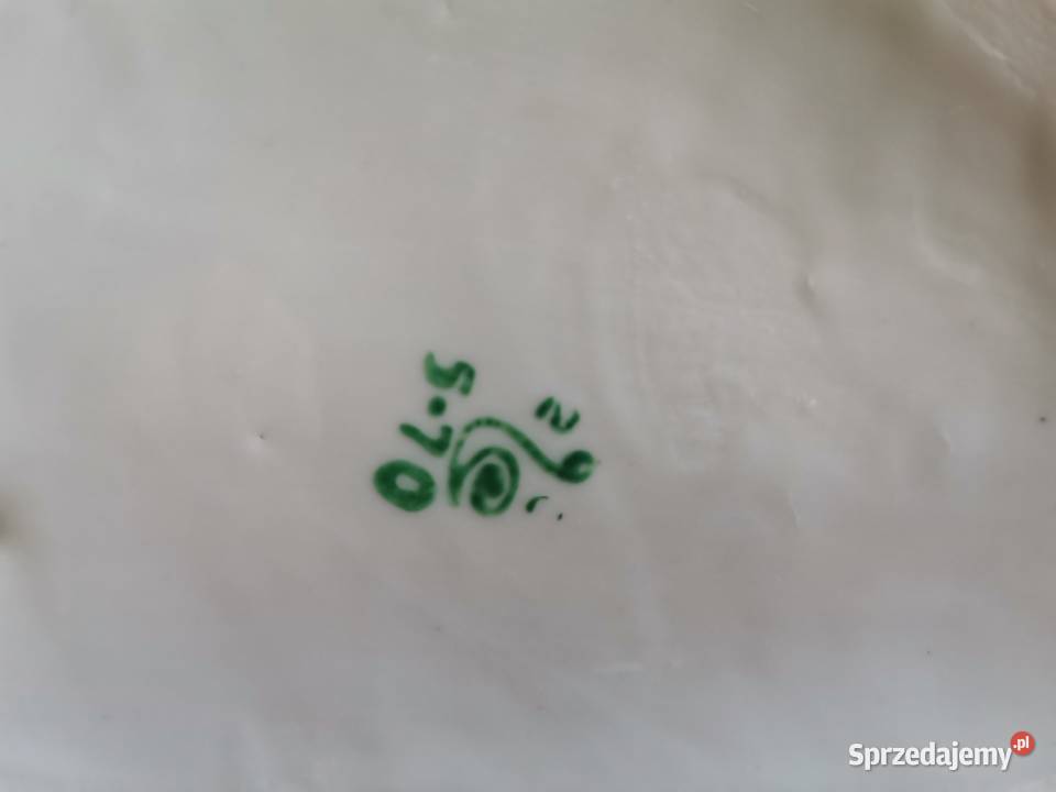 Stara duża figurka porcelanowa Dziewczyna z śląskie Katowice