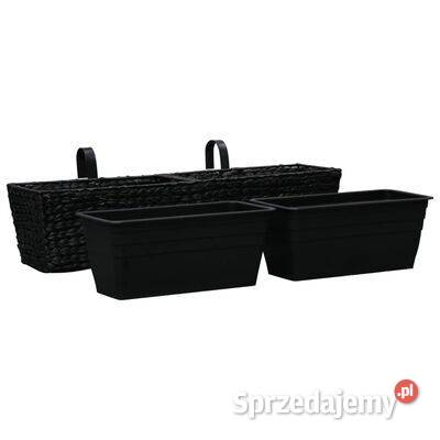 vidaXL Donice 2 hiacynt wodny czarnesku45582 Warszawa