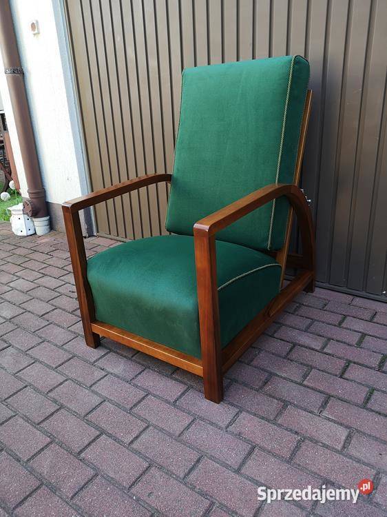 Fotel ARTDECO Orzech Unikat Stary Antyk Swarzędz