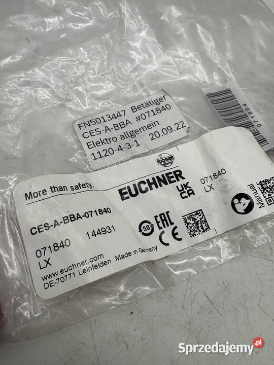 Euchner CESABBA071840 Actuator Warszawa sprzedam
