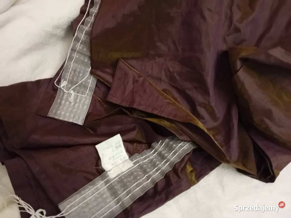Zasłona ikea felicia kolor brąz z efektem złota Kraków sprzedam