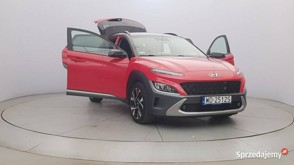 Hyundai Kona TGDI Premium 4WD DCT Z Polskiego czujnik deszczu Warszawa