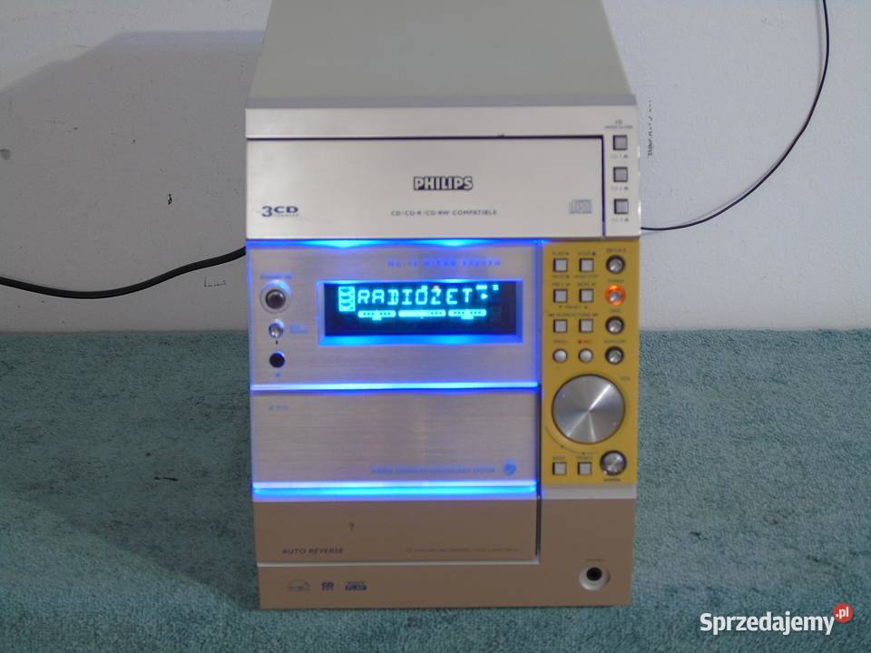 Wieża Philips 80 wat AUX Radio magnetofon Jasło