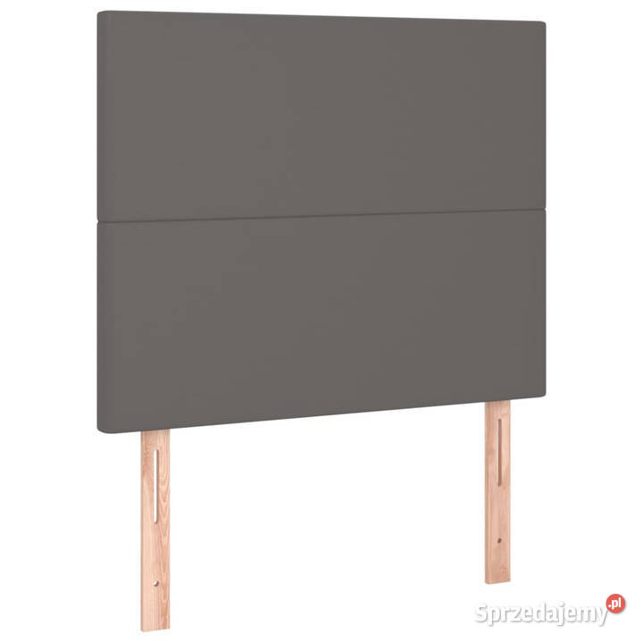 Łóżko kontynentalne z materacem i LED szara 128cm mazowieckie Warszawa
