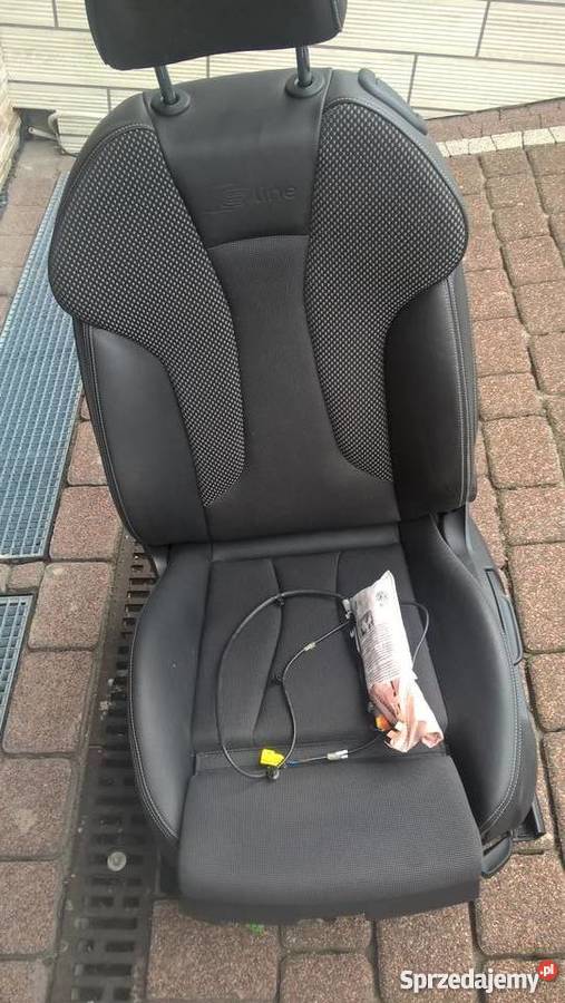 Fotel kierowcy SLine Audi A3 8V materiał/skóra VW Seat