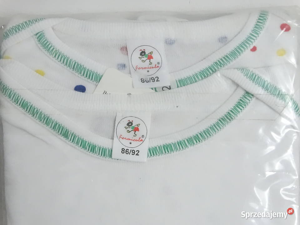 Zestaw Nowych Body Niemowlęcych 2pak 100 Bawełna uniseks