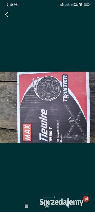 Tiewire Maxx drut do wiązarki Produkcja łódzkie Rawa Mazowiecka sprzedam