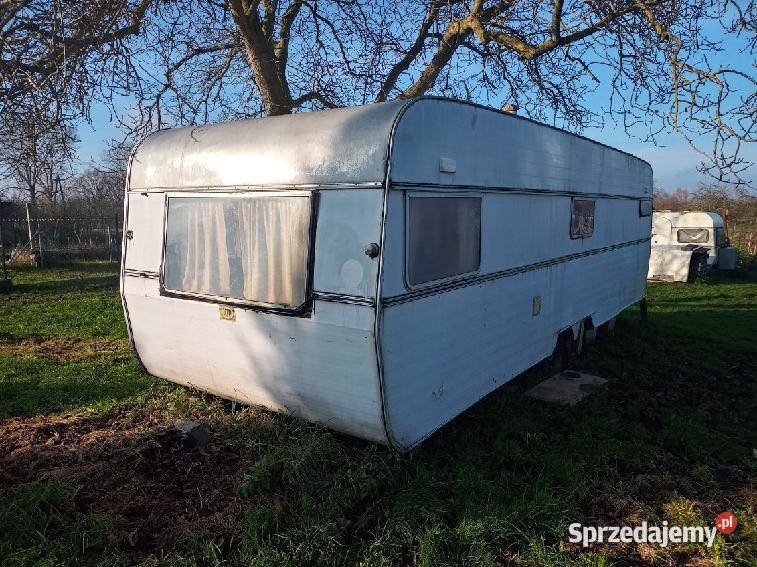 Przyczepa kempingowa duża do remontu Jarzębowo sprzedam