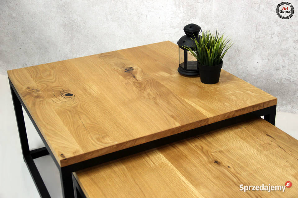 Stoliki kawowe duo z półką komplet stolików Nowy Sącz