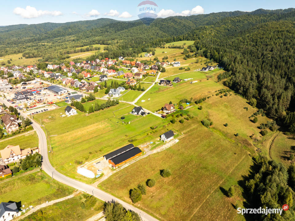 Widokowa działka budowlana w Maniowach Maniowy