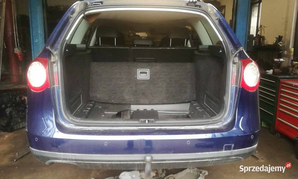 Fotele kanapy Skóra czarna Passat B6 Części samochodowe