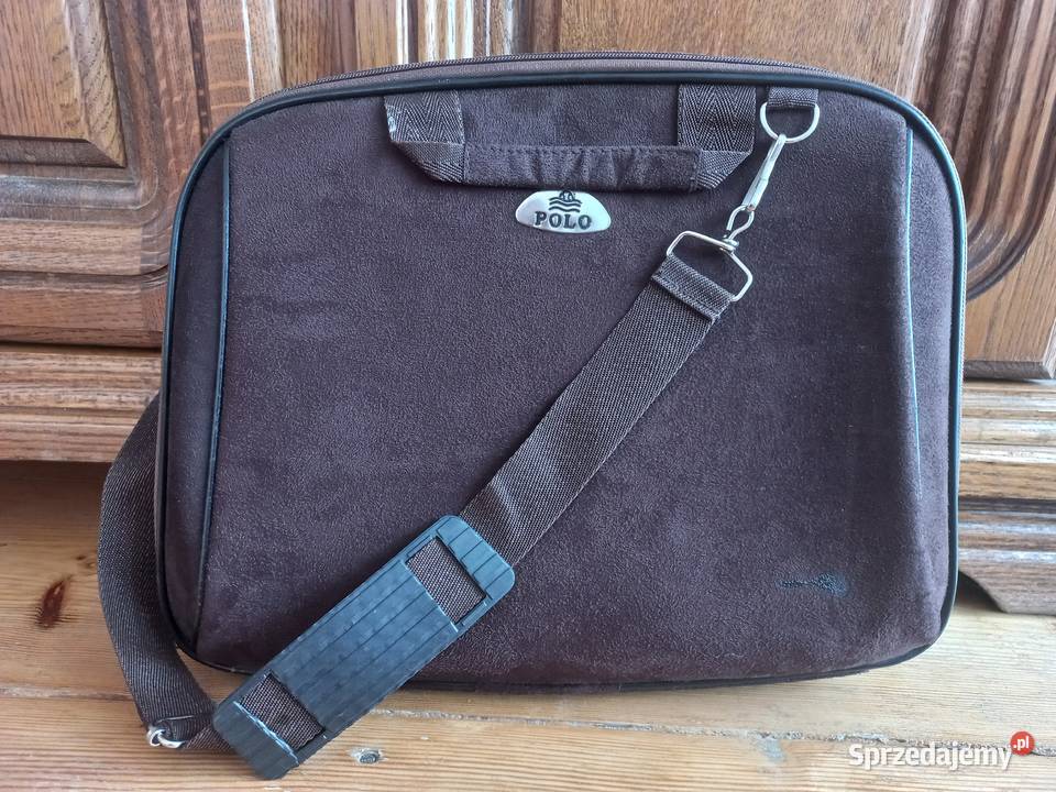 Torba Etui zamszowa na laptopa POLO 15 brąz podlaskie Suwałki