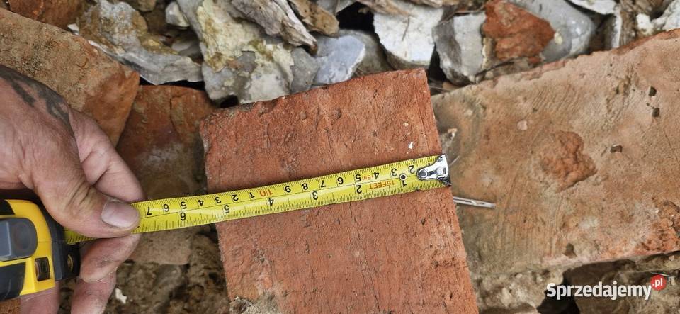 Cegła rozbiórkowa pruska twarda Wymiary na Sokolica