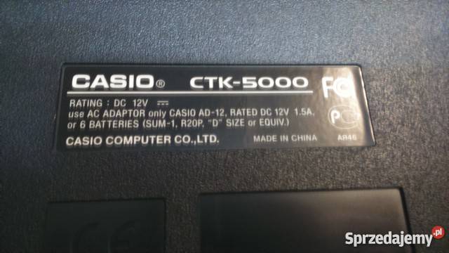 Casio CTK 5000 keyboard organy instrklawiszowy Tuszkowo