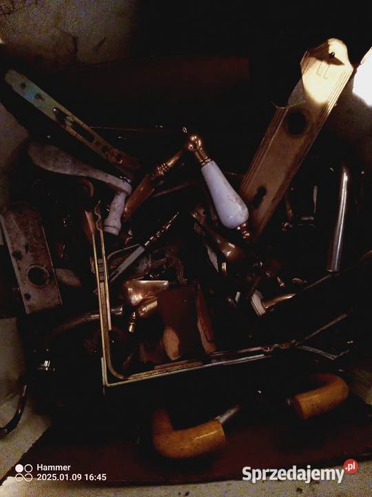 Klamki stare szyldy zamiana prl