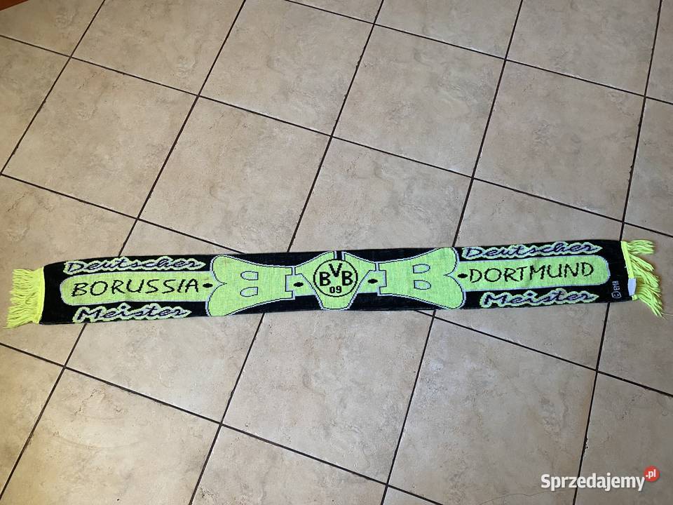 Unikatowy szal piłkarski BORUSSIA DORTMUND Wrocław