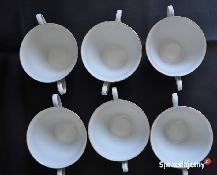 Włocławek porcelanowe bulionówki